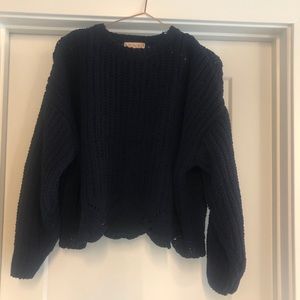 Navy sweater L